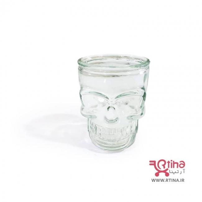 شات اسکلت کوچک (نیم لیوان شیشه ای اسکلتی) 6 عددی