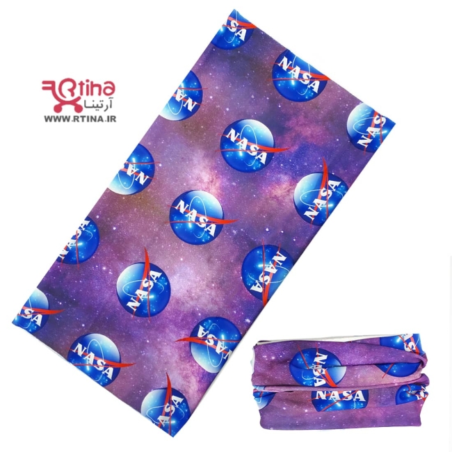 اسکارف گردن سر و صورت طرح nasa