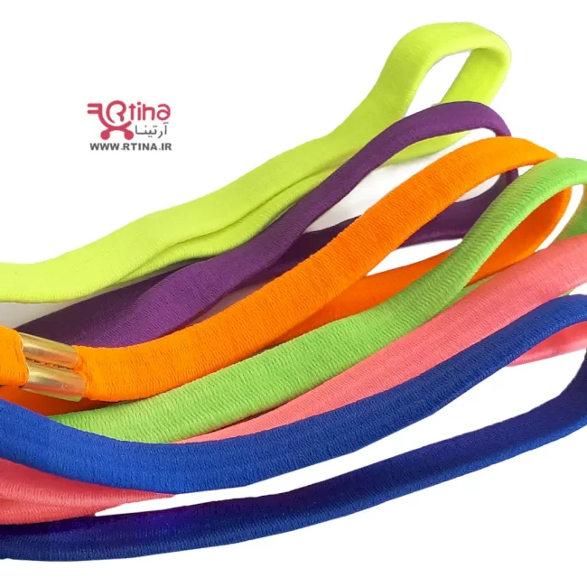 تل کشی مو دخترانه و پسرانه رنگی اسپرت (بسته 6عددی)