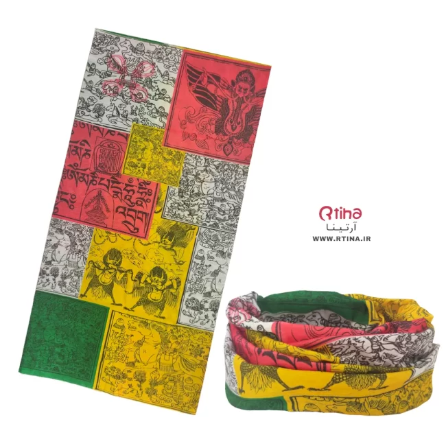 دستمال سر وگردن ورزشی طرح جدید فانتزی