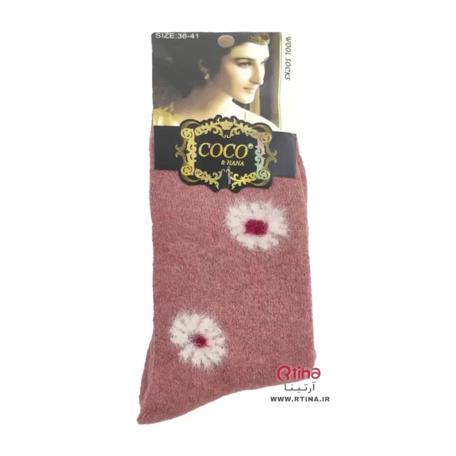 جوراب حوله ای جدید زنانه دخترانه مدل بابونه