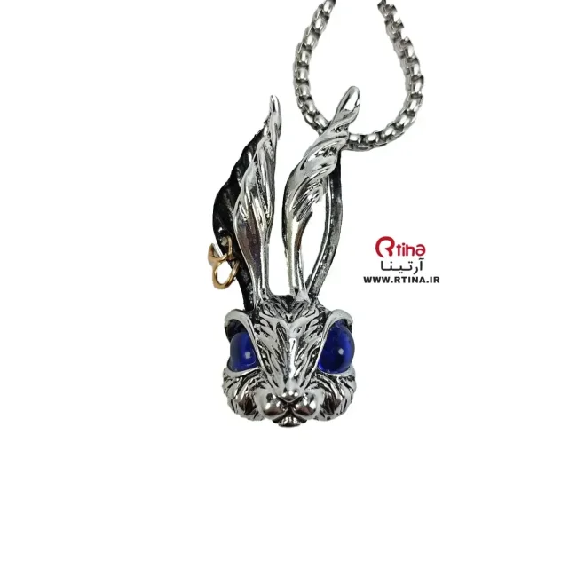 گردنبند جدید دخترانه زنانه مدل خرگوش حلقه دار