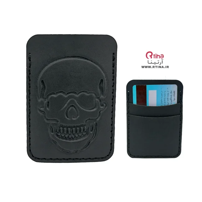 جا کارتی اسکلتی چرم طرح کلاسیک/ پسرانه و دخترانه