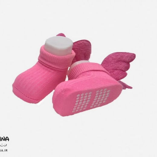 جوراب نوزادی مدل بالدار