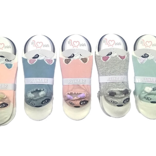 جوراب کالج طرح عروسکی پشت گوش