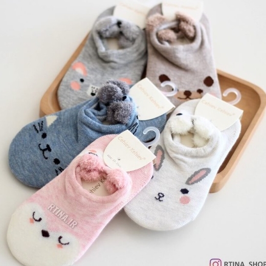 جوراب بچه گانه کالجی مدل گوش دار