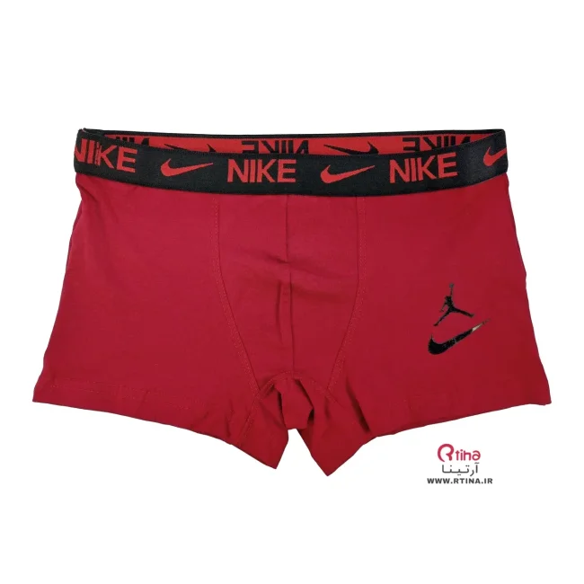 شورت مردانه کش پهن طرح نایک مدل نیم پا