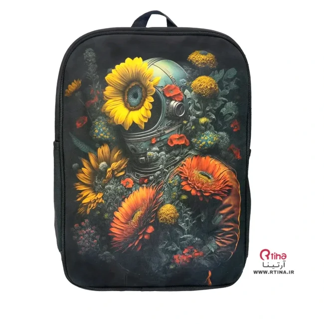 کوله / کیف مخمل دخترانه طرح جدید گل