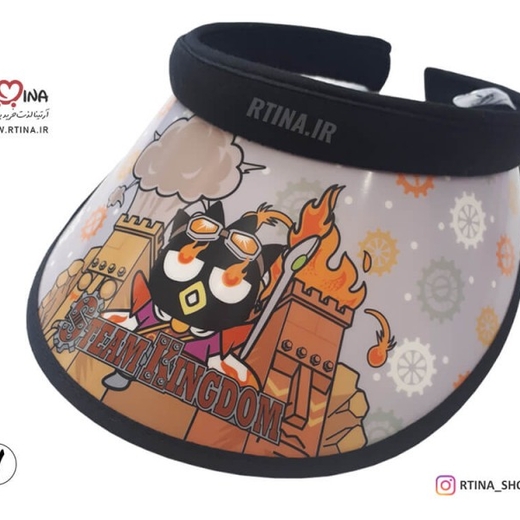 نقاب آفتابگیر بچگانه (دختر و پسری) با طرح کارتونی