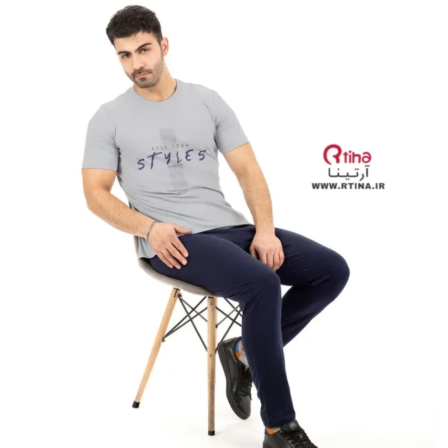 ست لباس مردانه راحتی طرح STYLED