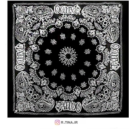 باندانا طرح اسکلت و جمجمه be5