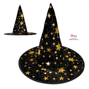 کلاه هالووین و تولد مدل جادوگری STAR (سبک و جمع شو)