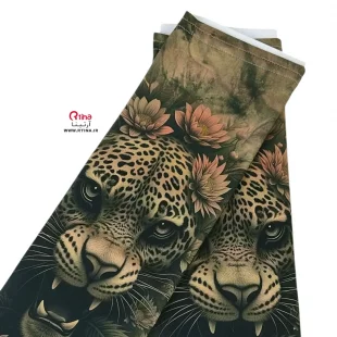 ساق دست طرح تاتو مردانه/ زنانه پارچه ای طرح leopard