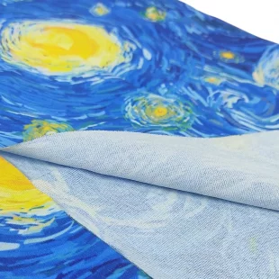 دورگ فانتزی تک‌لایه مدل Starry Night (پارچه‌ای سبک)