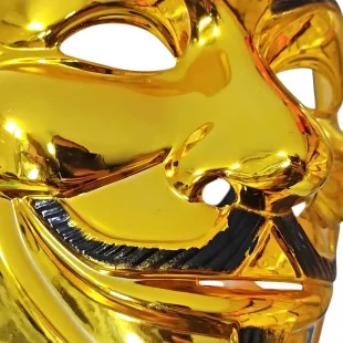 ماسک گای فاکس طلایی