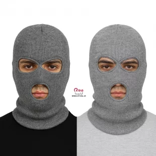 کلاه سه سوراخ بافتنی ساده مدل کلاسیک