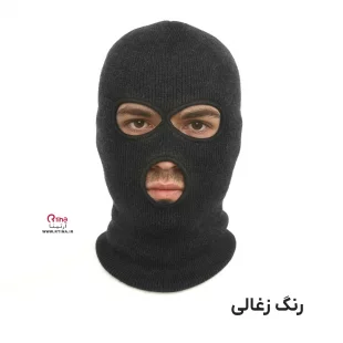 کلاه فیس رنگ زغالی ساده مدل استریت ور