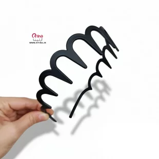 تل مو دندانه درشت مشکی مات