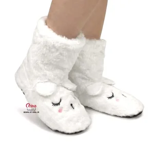 پاپوش زمستانی روفرشی زنانه طرح RABBIT