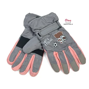 دستکش ضد آب/ برف بازی طرح Lets travel