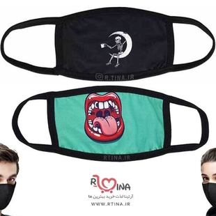 ماسک نخی طرح mouth