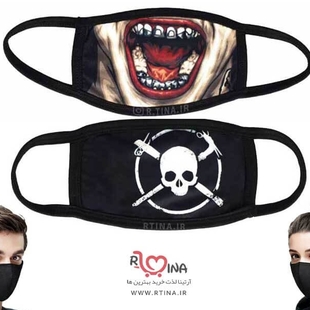 ماسک نخی اسپرت طرح خطر