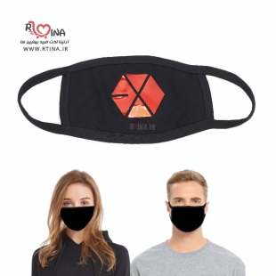 ماسک هلوگرامی طرح exo قرمز
