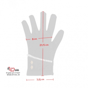 دستکش دخترانه طرحدار کد s107
