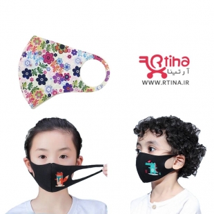 ماسک کودک طرح گل