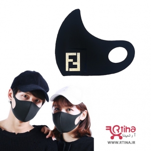 ماسک نخی مشکی مدلFF