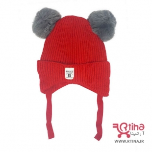 کلاه زمستانی پسرانه شیک قرمز
