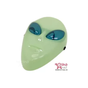 ماسک آدم فضایی شبرنگ آلین Alien سبز