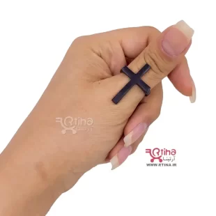 انگشتر صلیب  مشکی