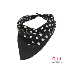 باندانا(دستمال سر و گردن) طرح ستاره ای