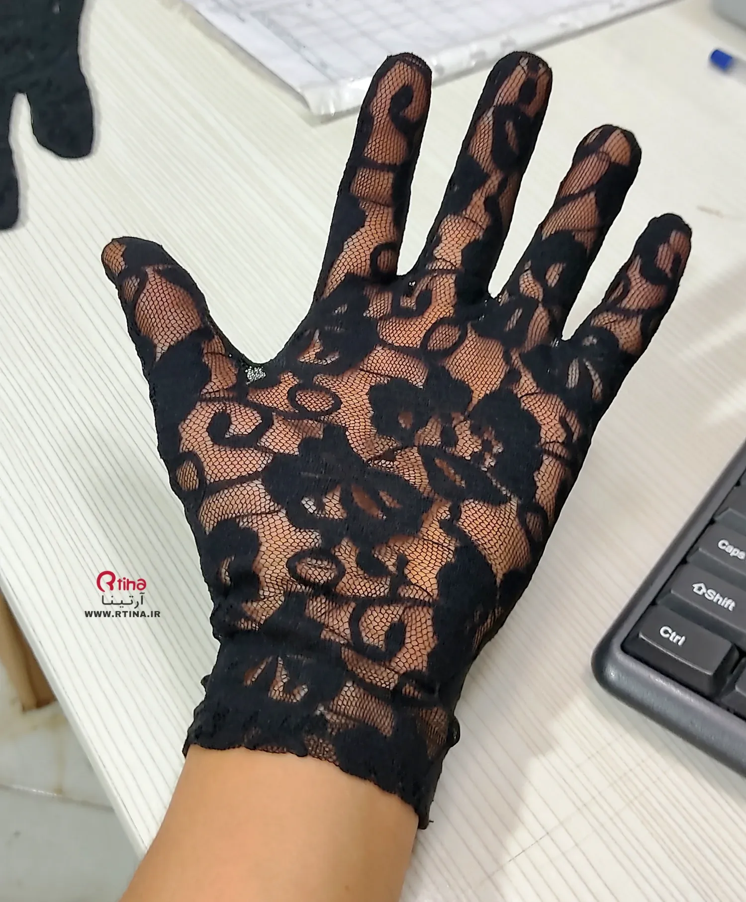 دستکش توری آرتینا