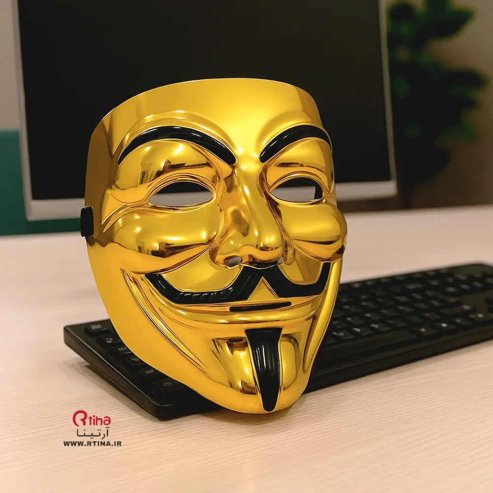 ماسک بالماسکه طرح Anonymous