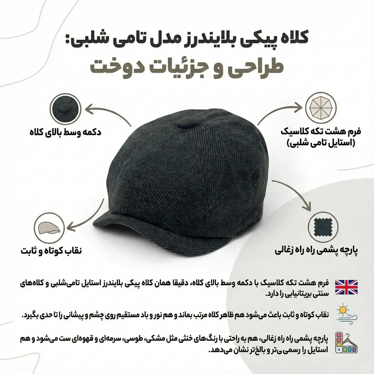 جزئیات کلاه