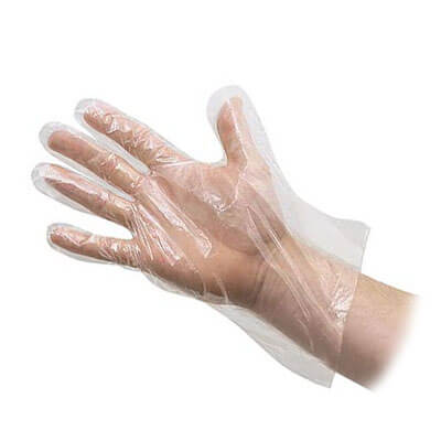 دستکش پلاستیکی معمولی