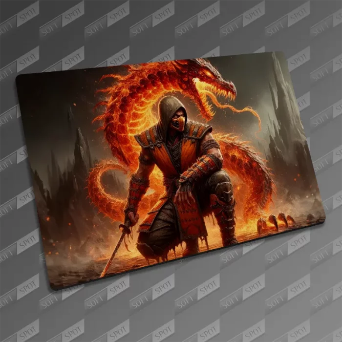 ماوس پد طرح Mortal Kombat Scorpion MP-143