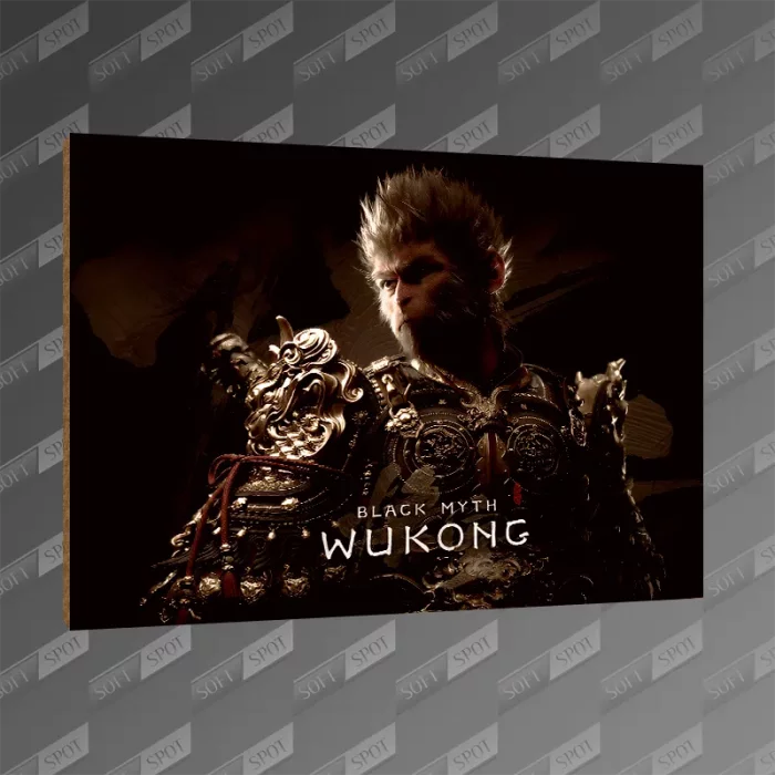 تخته شاسی طرح Black Myth Wukong Key Art MDF-177