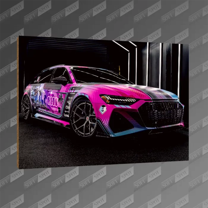 تخته شاسی طرح Audi RS6 MDF-181