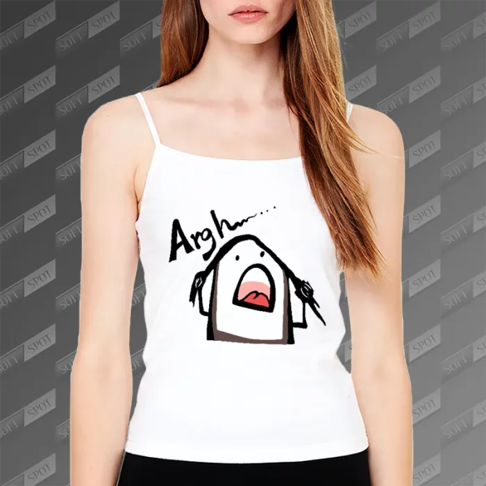 تاپ زنانه طرح میم دختر کلافه TS-663