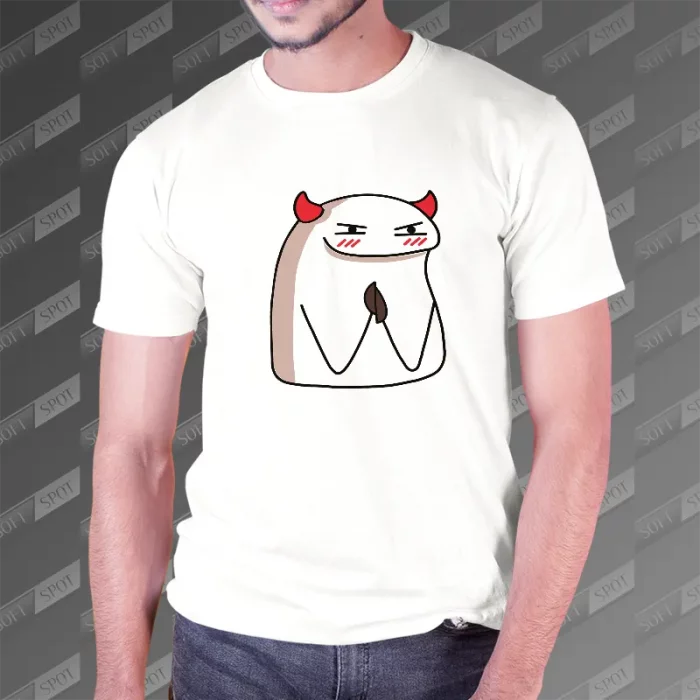 تیشرت مردانه طرح Flork Devil Meme TS-669