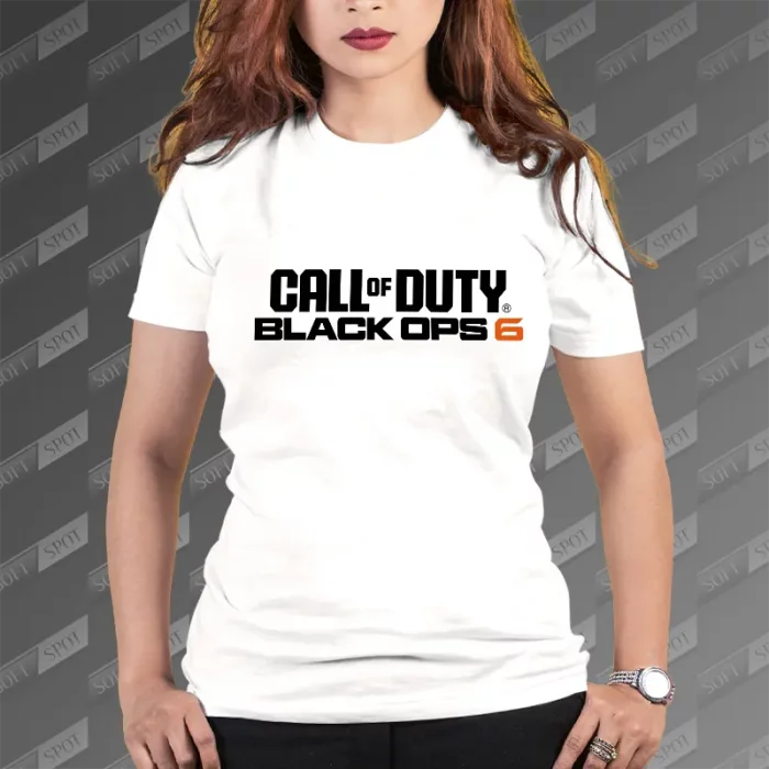 تیشرت زنانه طرح  Call of Duty Black Ops 6 TS-682