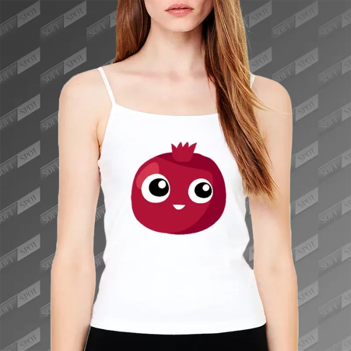 تاپ زنانه طرح  انار کارتونی TS-704