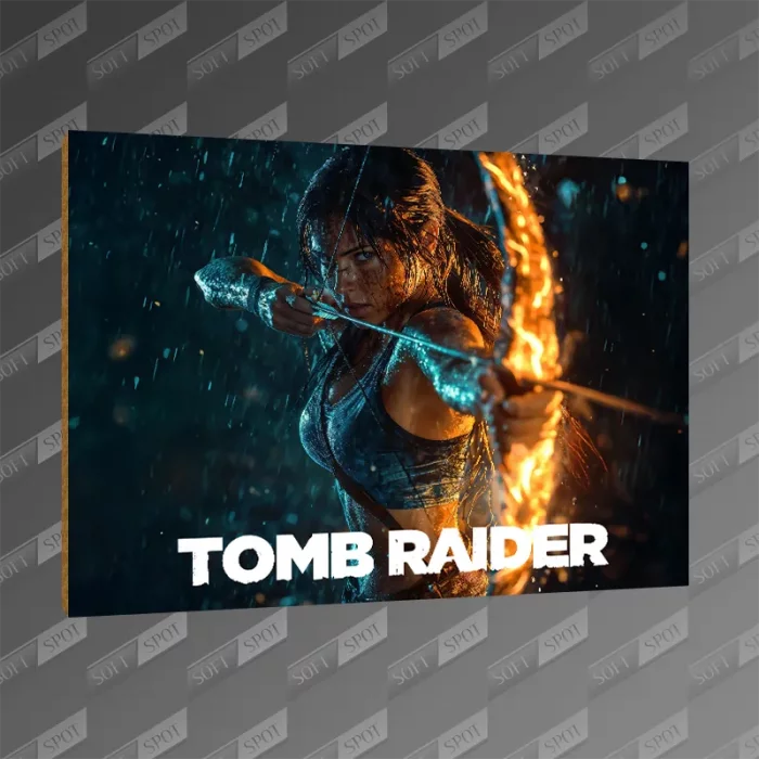 تخته شاسی طرح Tomb Raider AI Art MDF-214