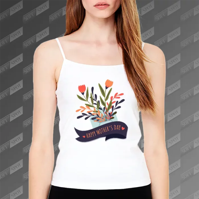 تاپ زنانه طرح Happy Mothers Day TS-738