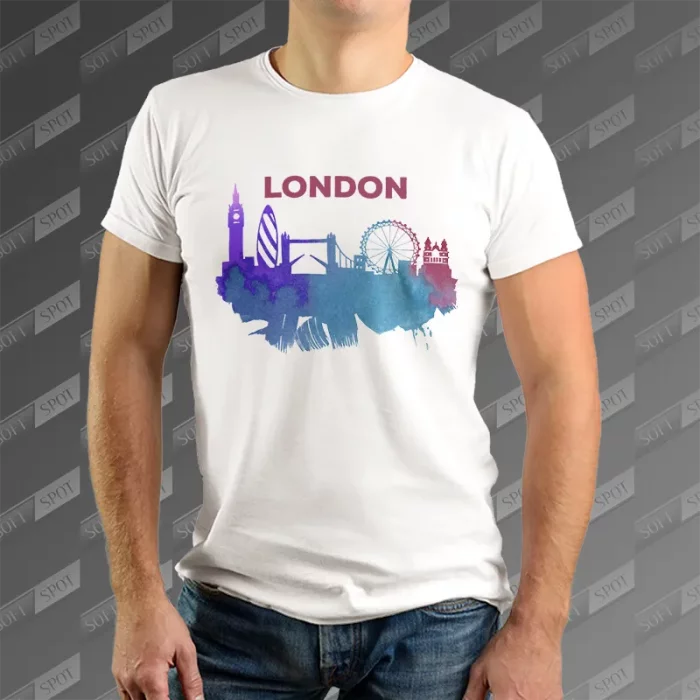 تیشرت مردانه طرح London TS-805