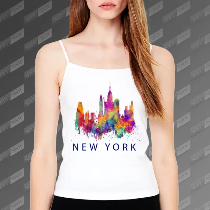 تاپ زنانه طرح New York TS-822