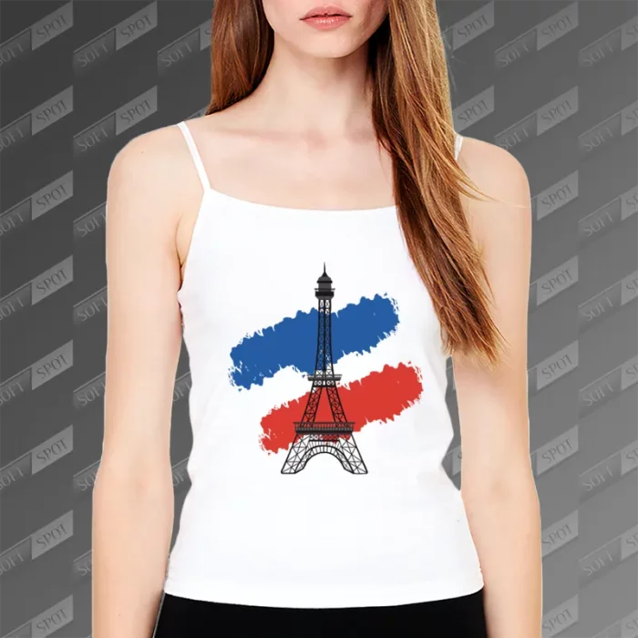 تاپ زنانه طرح Eiffel Tower TS-840